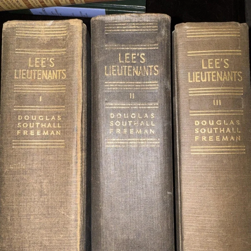 LEE'S LIEUTENANTS 3 Volume Set by Douglas Southall Freeman 1942-1944